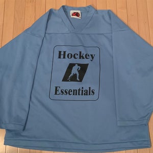 Blue Hockey Essentials Adult Medium Jersey
