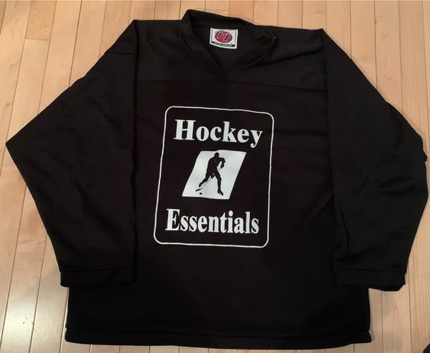 Black Hockey Essentials Adult Small K1 Jersey
