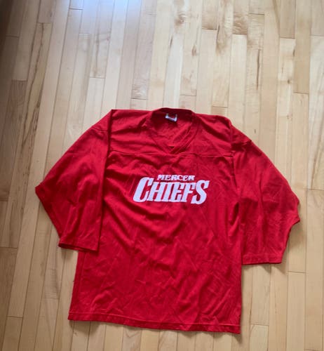Red Mercer Chiefs NCDC Adult Small  Jersey