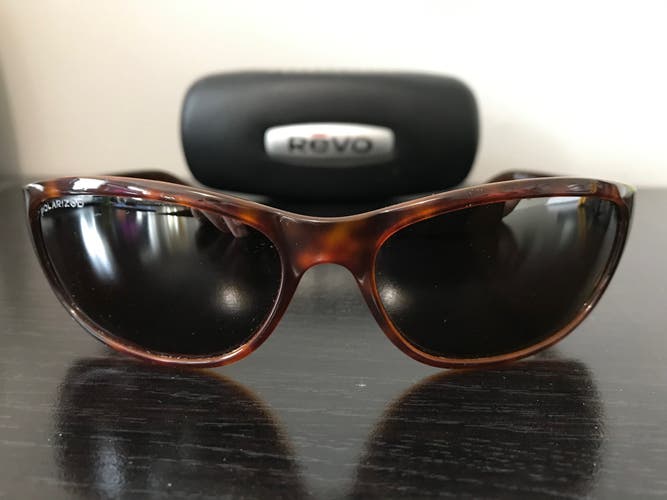 Rare REVO Sunglasses, Brown Unisex Used Adult