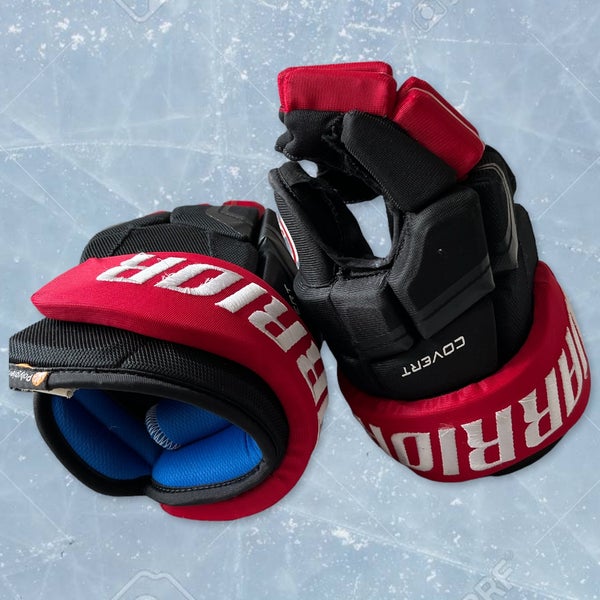 Warrior 14" Covert QRE4 Gloves - Black/Red Like New