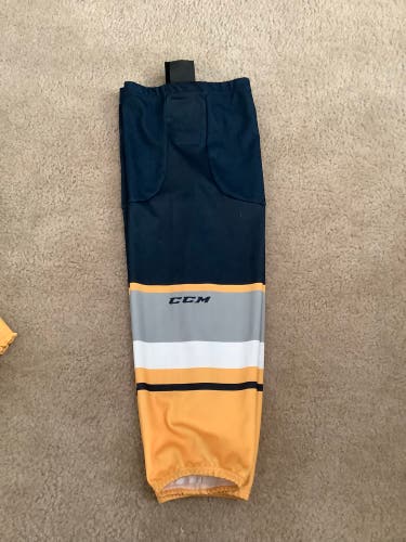 Navy Blue Custom CCM Hockey Socks