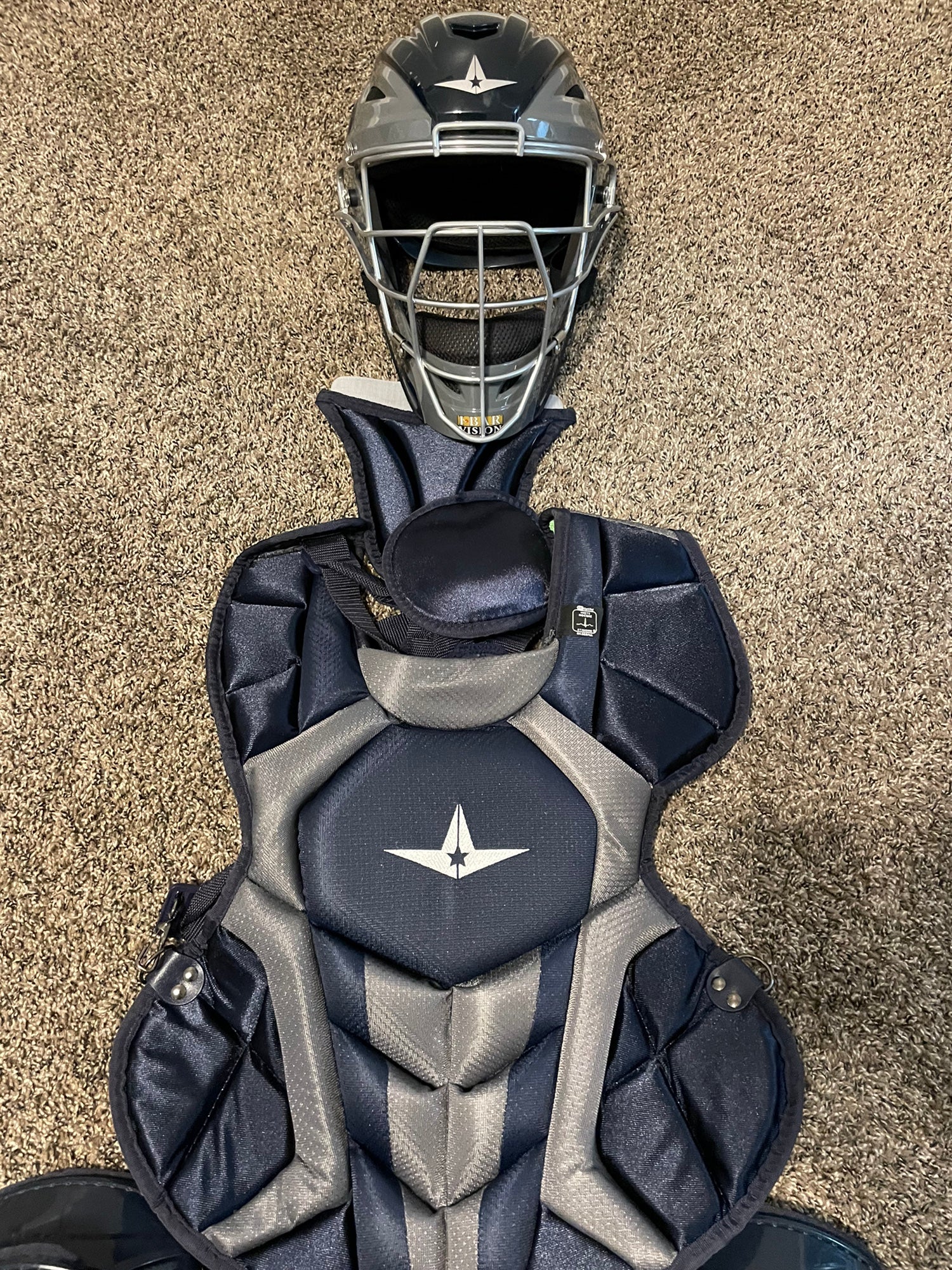 All Star System 7 Axis Intermediate Baseball Catcher's Kit - 2019 Model