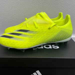 ADIDAS X GHOSTED.2 FG AG SOCCER CLEATS SHOES YELLOW FW6958 MEN'S SIZE 9.5