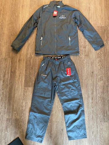 Hitmen Gray Adult Unisex New Medium CCM Premium Skating Suit