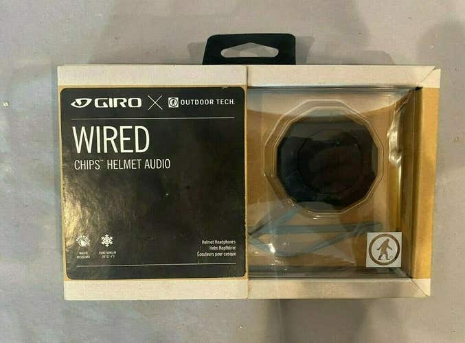 Giro x Outdoor Tech Chips Wired Helmet Audio System Headphones NEW