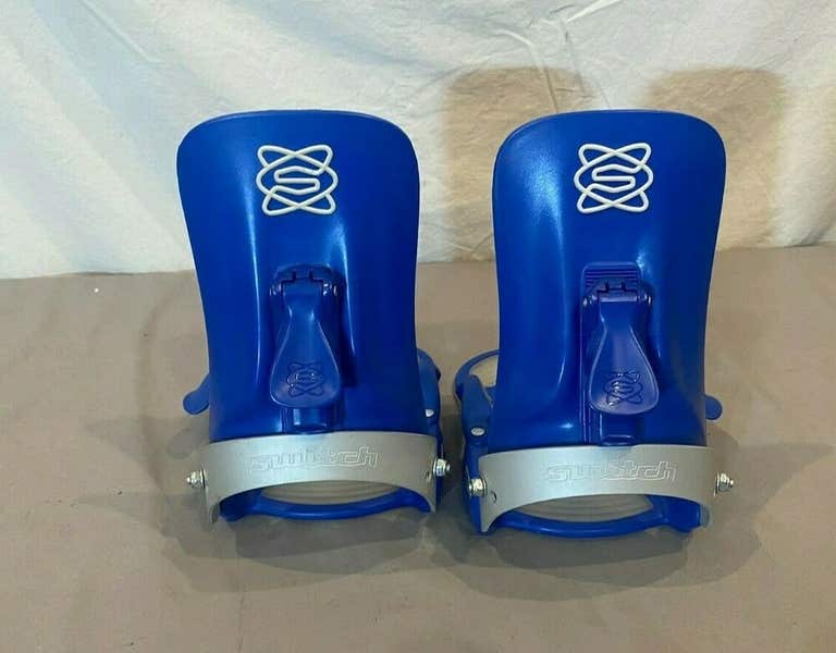 NOS Switch Special-X Step-In Snowboard Bindings Blue Medium