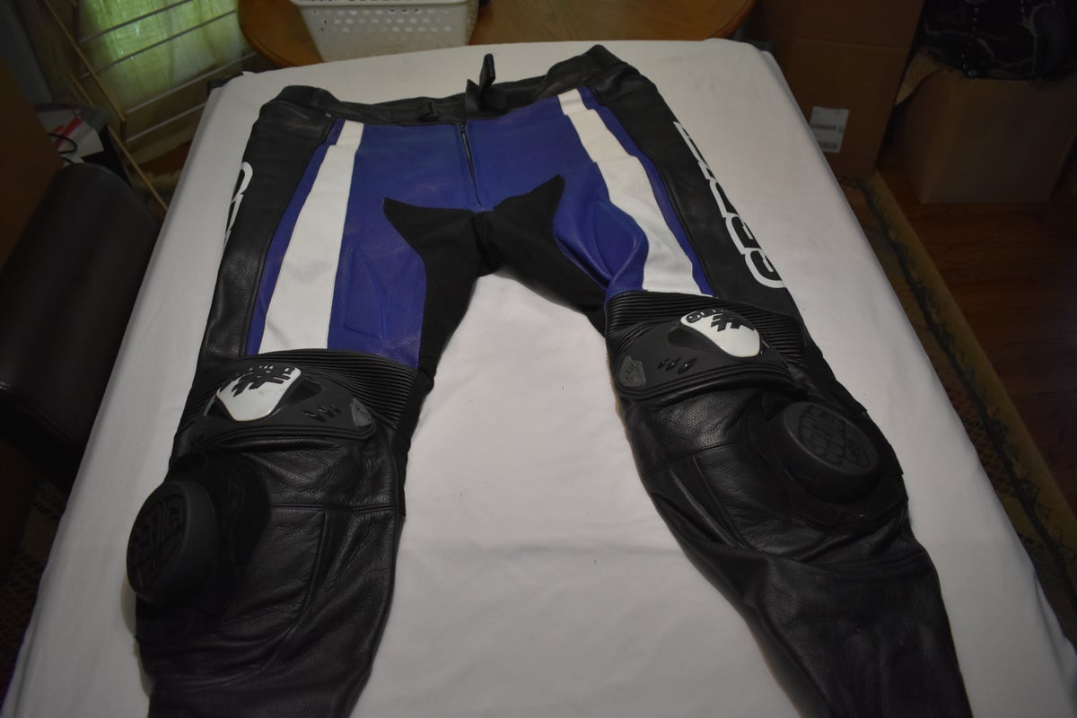 Sedici #16 Performance Leather Motorcycle Racing Pants, Size 40 - Like New!