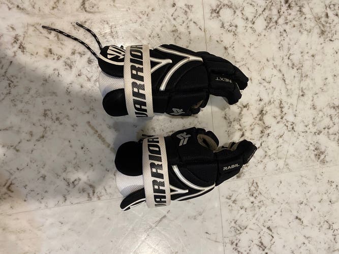 Used Player's Warrior 8" Rabil Next Lacrosse Gloves