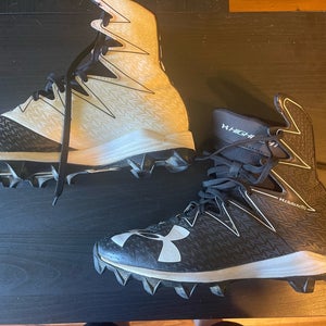 Men's Used Size 8.0 (Women's 9.0) Molded Cleats Under Armour High Top Highlight