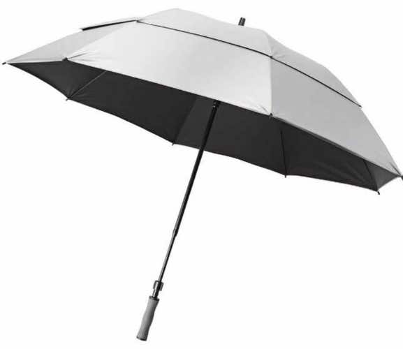 Bag Boy Standard UV Wind Vent Golf Umbrella BB15855 Silver New #67009