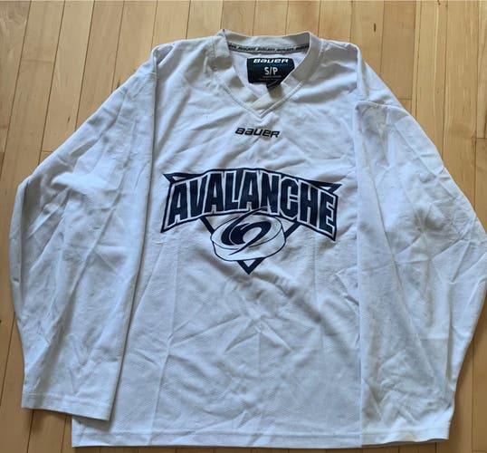 White Senior Small Bauer Jersey