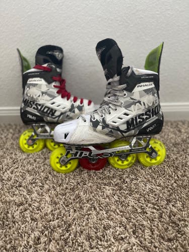Used Mission Inhaler WM02 Size 9 Inline Skates