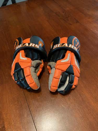 Used Player's Warrior Burn Pro Lacrosse Gloves 13"