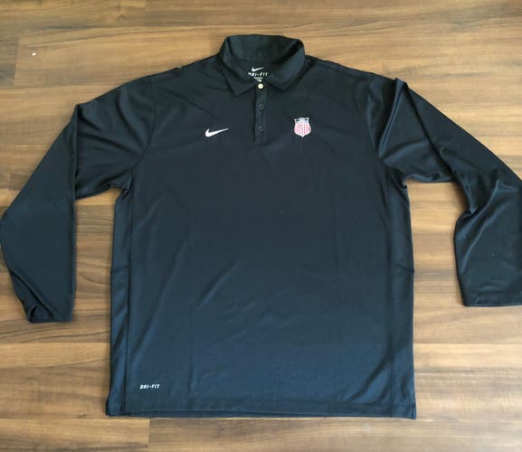 Nike USA hockey long sleeve Polo