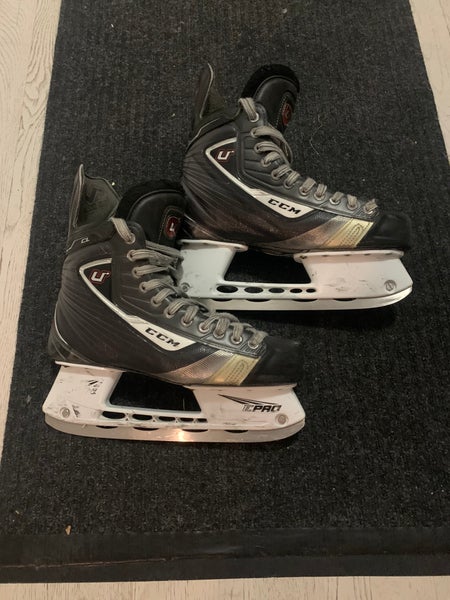 Used CCM Regular Width Pro Stock Size 9 U+ Crazy Light Hockey Skates
