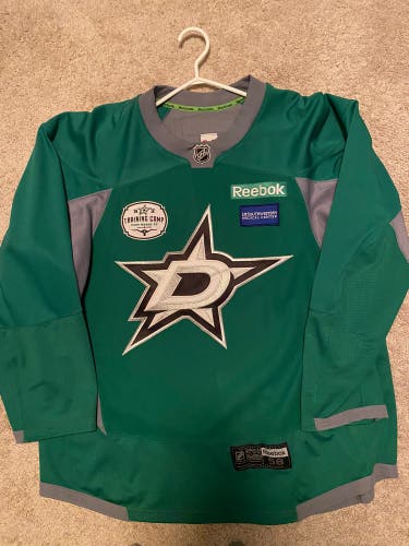 Dallas Stars Green Used Size 58 Reebok Pro Stock Jersey