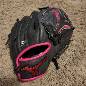 Mizuno Right Hand Throw Finch black/pink Tee-Ball Glove 10"