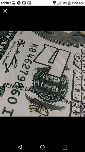 NEW Men's Adult Money Large Shirt #4