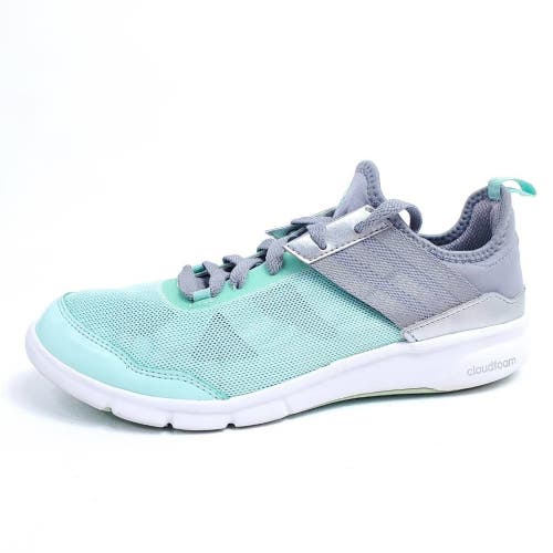 Adidas Womens Size 7.5 Cloudfoam Ultra Running Shoes Green AQ2667 Sneakers