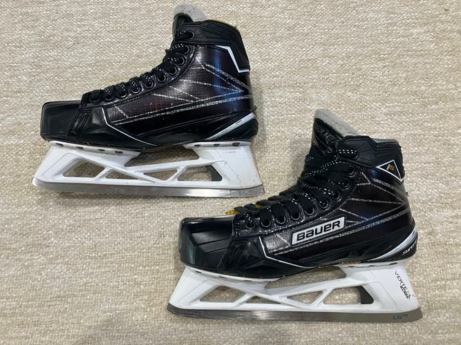 Used Bauer Regular Width Size 8 Supreme 1S Hockey Goalie Skates