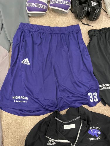 Purple New Large Adidas Shorts