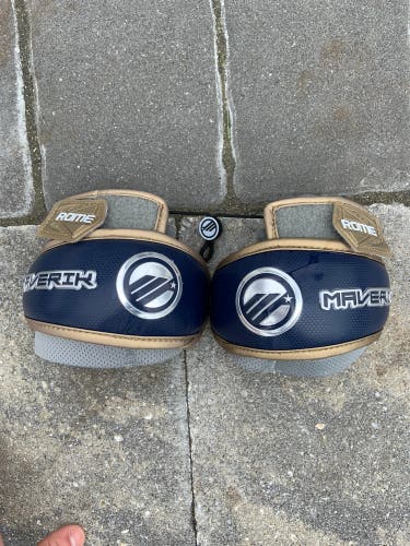 Navy Lacrosse - New Large Maverik Rome Arm Pads