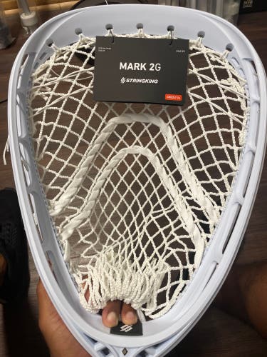BRAND New  Strung Mark 2G Goalie Head