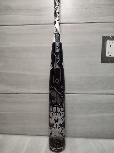 DeMarini Voodoo VDC12 (VDC-12) 33" 33/30 -3 Drop 3 BBCOR Baseball Bat - Black White Skull