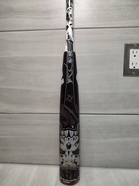 DeMarini Voodoo VDC12 (VDC-12) 33" 33/30  -3 Drop 3 BBCOR Baseball Bat - Black White Skull