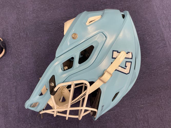 Carolina Blue Adult Warrior Burn Helmet