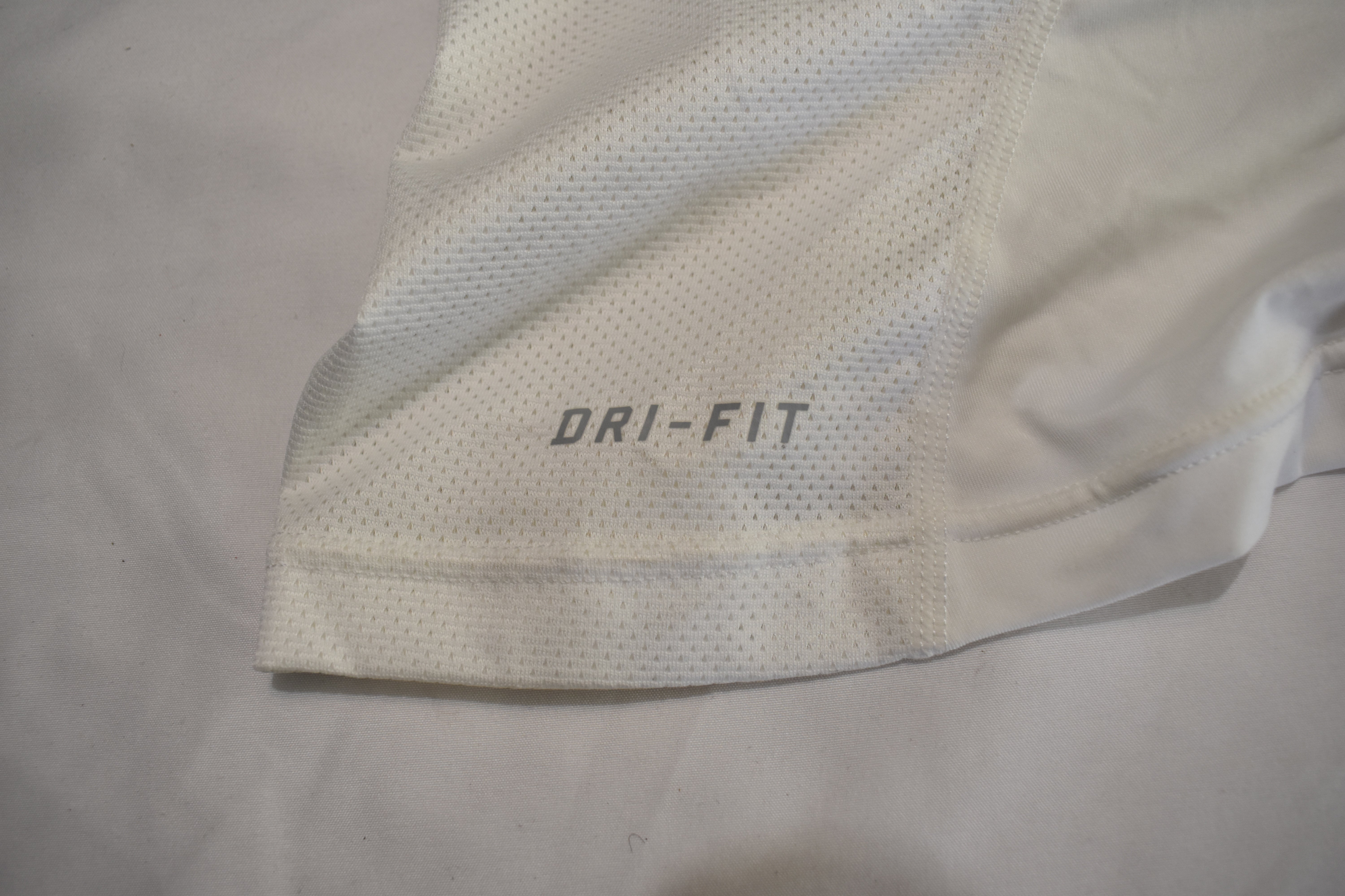 Nike Pro Combat Padded Compression Top Men's White/Gray Used L - Locker  Room Direct