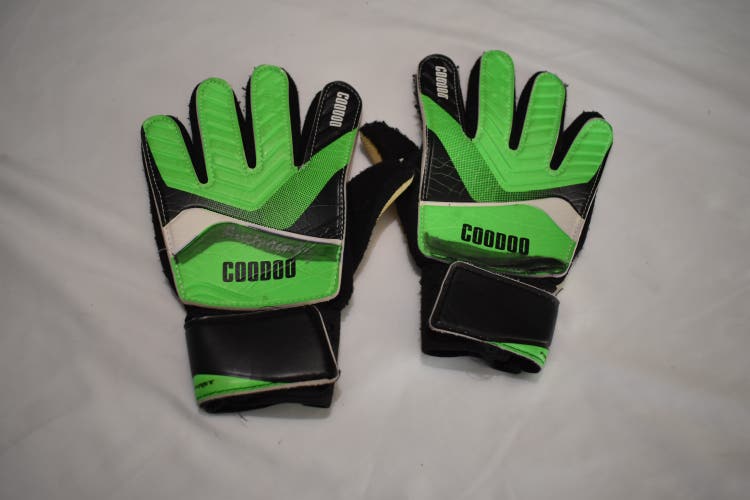 Coodoo Youth Soccer Goalie Gloves, Green