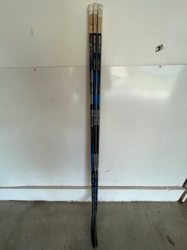 Three Used Bauer Nexus Hockey Sticks | Specs in description