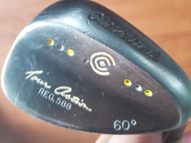 Used Cleveland Right Handed 588 Tour Satin Chrome Wedge 60 Degree Steel Shaft