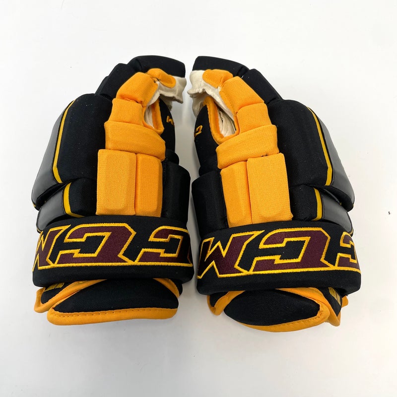Brand New Black CCM HG97 - ASU Hockey NCAA D1 Hockey Gloves | 15"