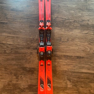 Used GS 166cm Atomic Race Skis With Bindings