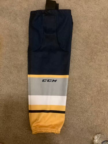 Used Custom CCM Hockey Socks
