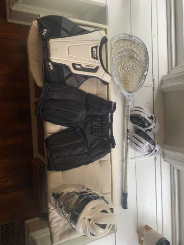 Complete Lacrosse Goalie Set
