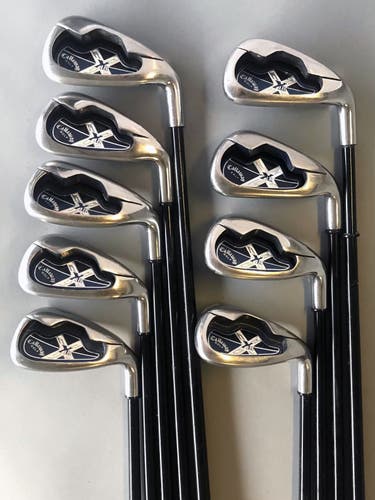 Callaway X18 3 iron - SW Firm Flex Graphite Shaft and Fairway Woods