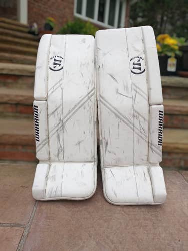 Used 32" Warrior Ritual G5 Goalie Leg Pads