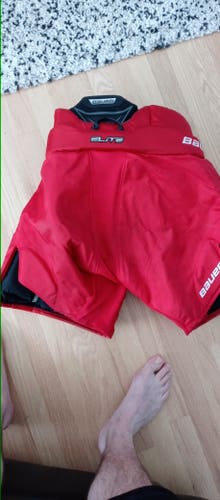 Intermediate Used Medium Bauer Elite Hockey Goalie Pants