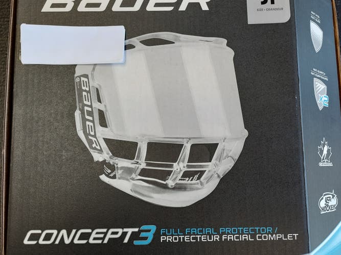 New Bauer Concept 3 Full Shield Full Cage