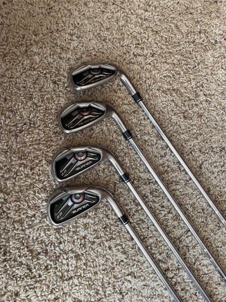 Used Right Handed Burner 2.0 Regular Flex Steel Shaft Iron Set