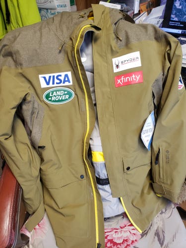 Brown Men's Adult New XL Spyder Jacket