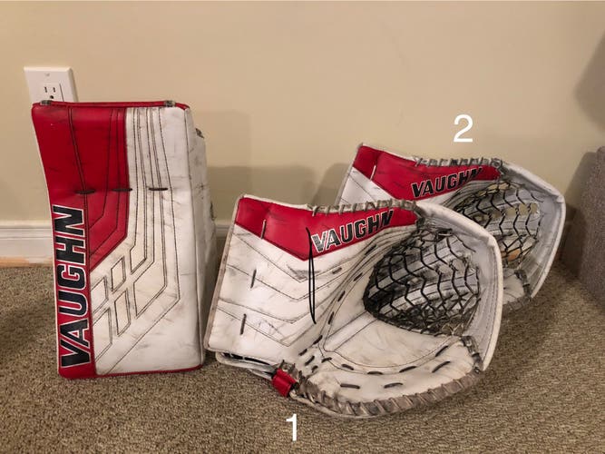 Used Vaughn SLR2/VE8 Glove Set