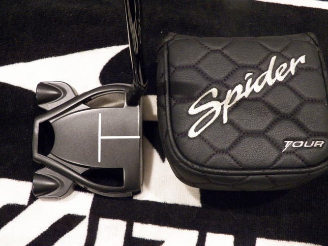 RIGHT HAND TAYLORMADE SPIDER TOUR BLACK T-LINE GOLF PUTTER 35"
