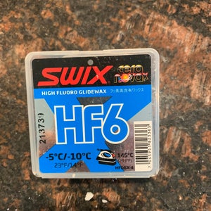 Swix HF6 and HF7 Wax
