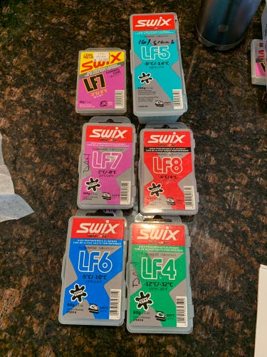 Swix LF Wax - Assortment of LF 4,5,6,7,8