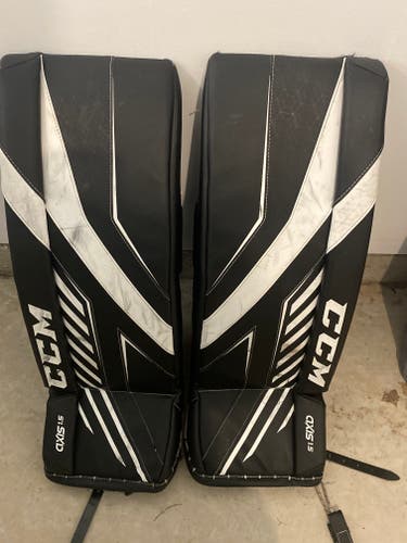 Used 28" CCM Axis 1.5 Goalie Leg Pads